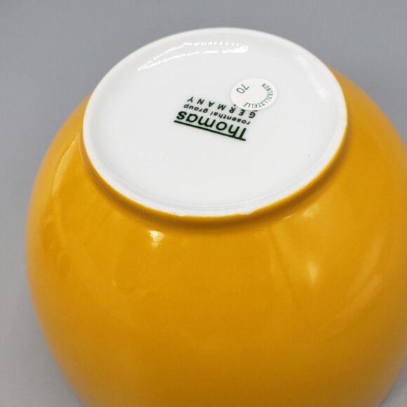 Thomas Rosenthal Sunny Day Cereal Bowl 4-3/4 Sunflower Yellow Rice Fruit Germany - Picture 8 of 12